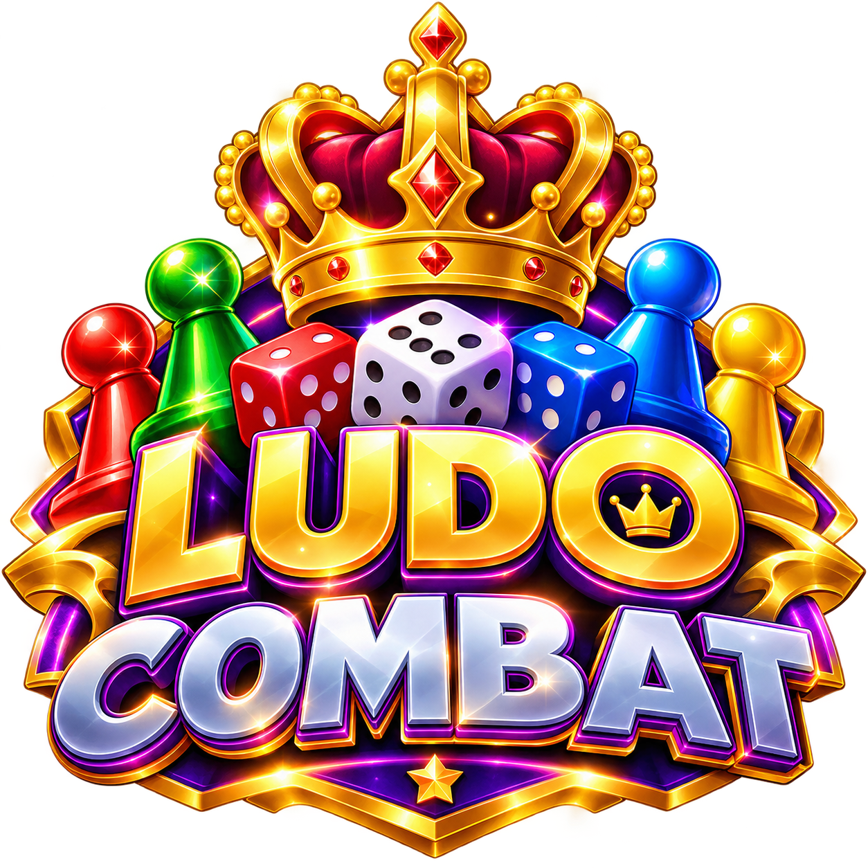 Ludo Combat Premium Logo